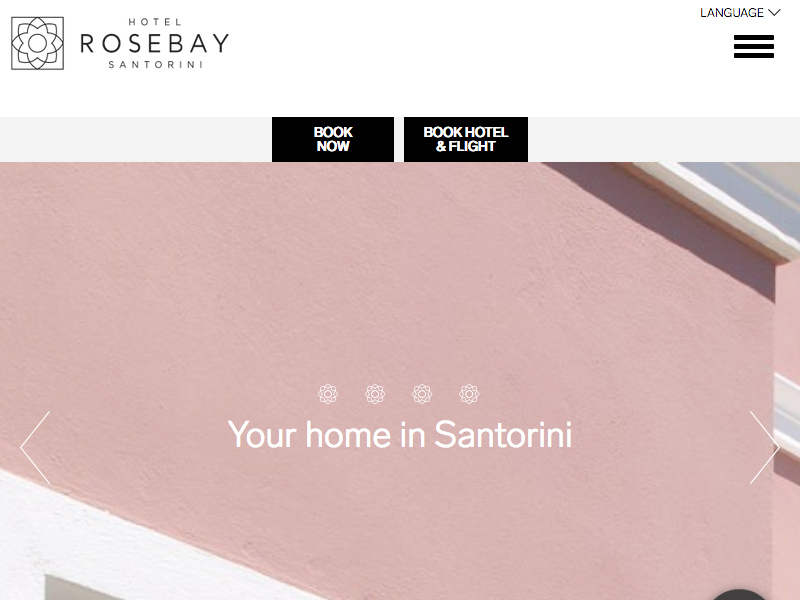 Rosebay Hotel website