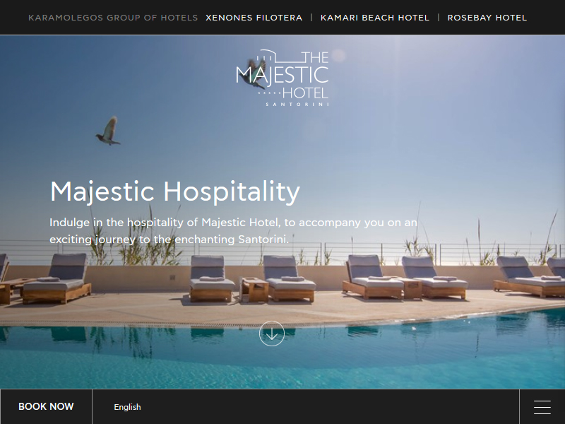 Hotel Majestic website